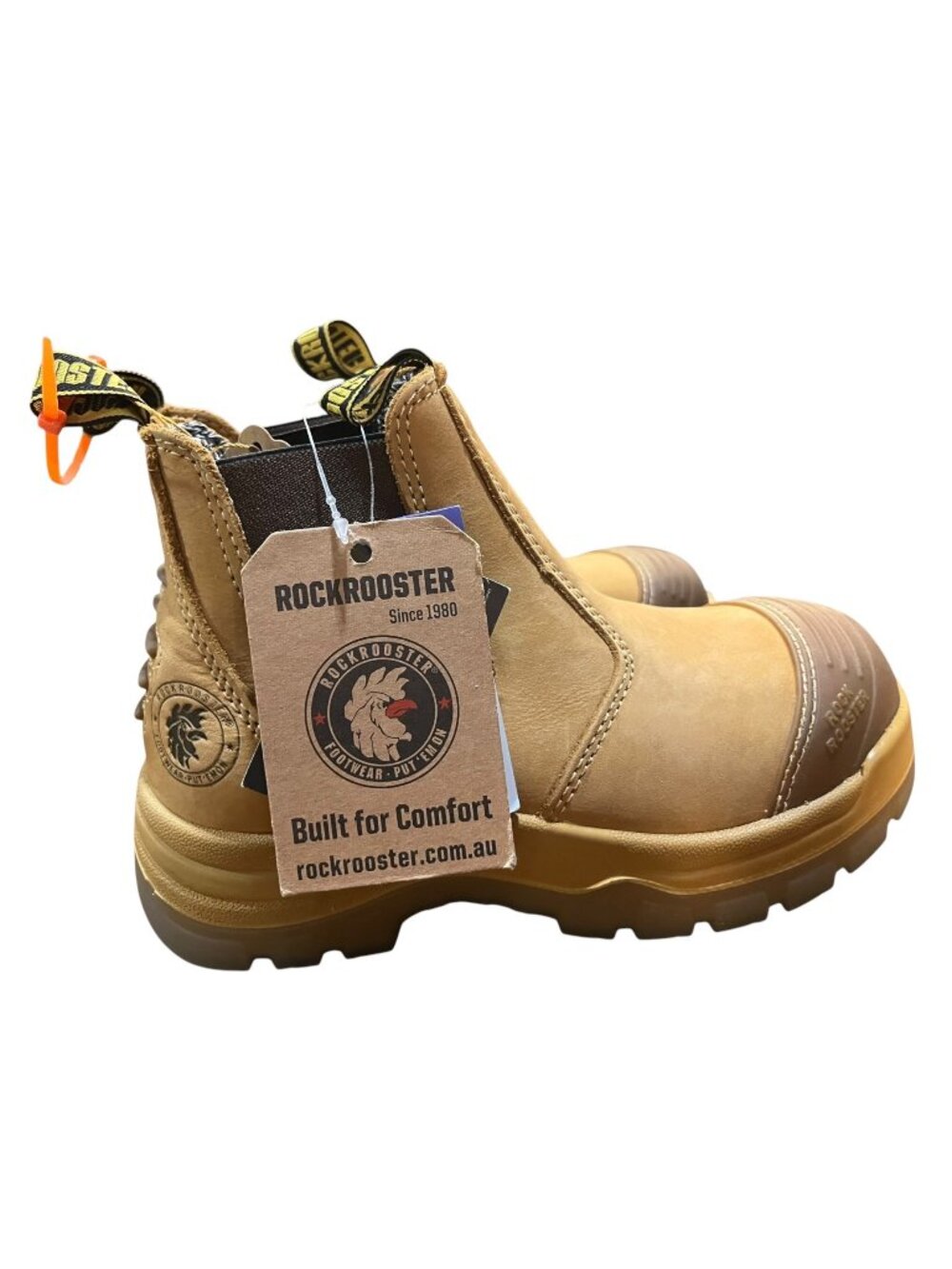 ROCKROOSTER Gammon Steel Toe Waterproof Work Boots US SZ 4 Euro 36